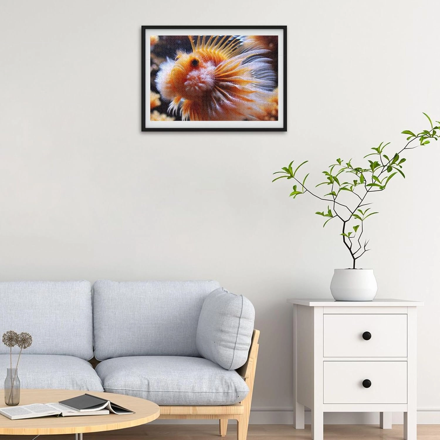 Funny Sea Fish Jigsaw Puzzles 500 Pieces for Adult Game Puzzle Gifts Family Puzzle Floral Landscape