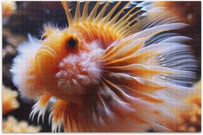 Funny Sea Fish Jigsaw Puzzles 500 Pieces for Adult Game Puzzle Gifts Family Puzzle Floral Landscape
