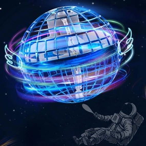Galaxy Ball Flying Orb Ball: Cosmic Galactic Fidget Spinner Hover Boomerang Balls Toy - Magic Floating Infinity Moon Globe Spinner Mini Drone - Cool Hoverball Gift for Kids