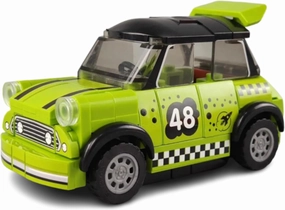 General Jim's Roadster Cars Set of 4 Amazing Mini Cars 480  Piece Very Detailed Modular Building Blocks Brick Playset or Models - Perfect