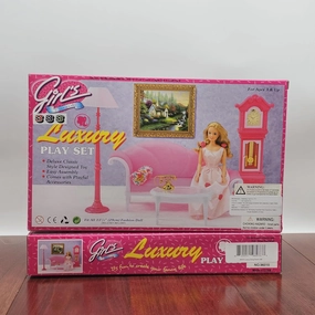 Girl's Favorite Classic Style Luxury Living Room Gloria Doll furniture's for 11 to 12" Fashion Doll.