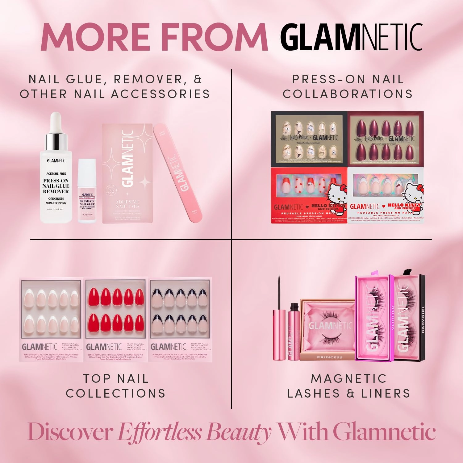 Glamnetic Press On Toenails - MaDamn | Classic White French Tip Fake Toe Nails with a Glossy Finish | 16 Sizes - 32 Toe Nail Kit with Glue