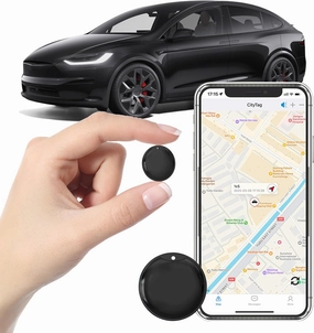 GPS Tracker for Vehicles - Car Tracker Device Hidden for Vehicles, Real-Time Mini Tracker Device for Vehicles, No Monthly Fee or Subscription No SIM Card Required(Available for Android and iOS)