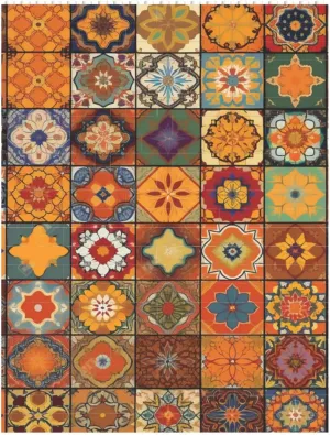Group of Moroccan Geometric Building Block Puzzle Personalized Building Bricks for Adults Square Shaped DIY Brick Block Puzzles Valentine's Day Gifts for Home Decor Brick Puzzle