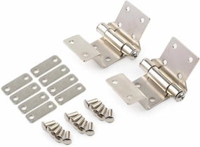 GZYF Motorbike Silver Tour-Pak Saddlebag Hinge Hardware Kit Accessaries for Harley Davidson Electra Glide Road Glide Tri Glide 2007-2013 Powersport