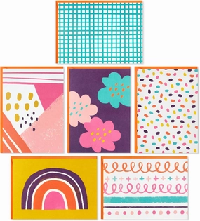 Hallmark Blank Cards Assortment, Modern Doodles (48 Cards with Envelopes) for Mother's Day, Graduation, Just Because, All Occasion