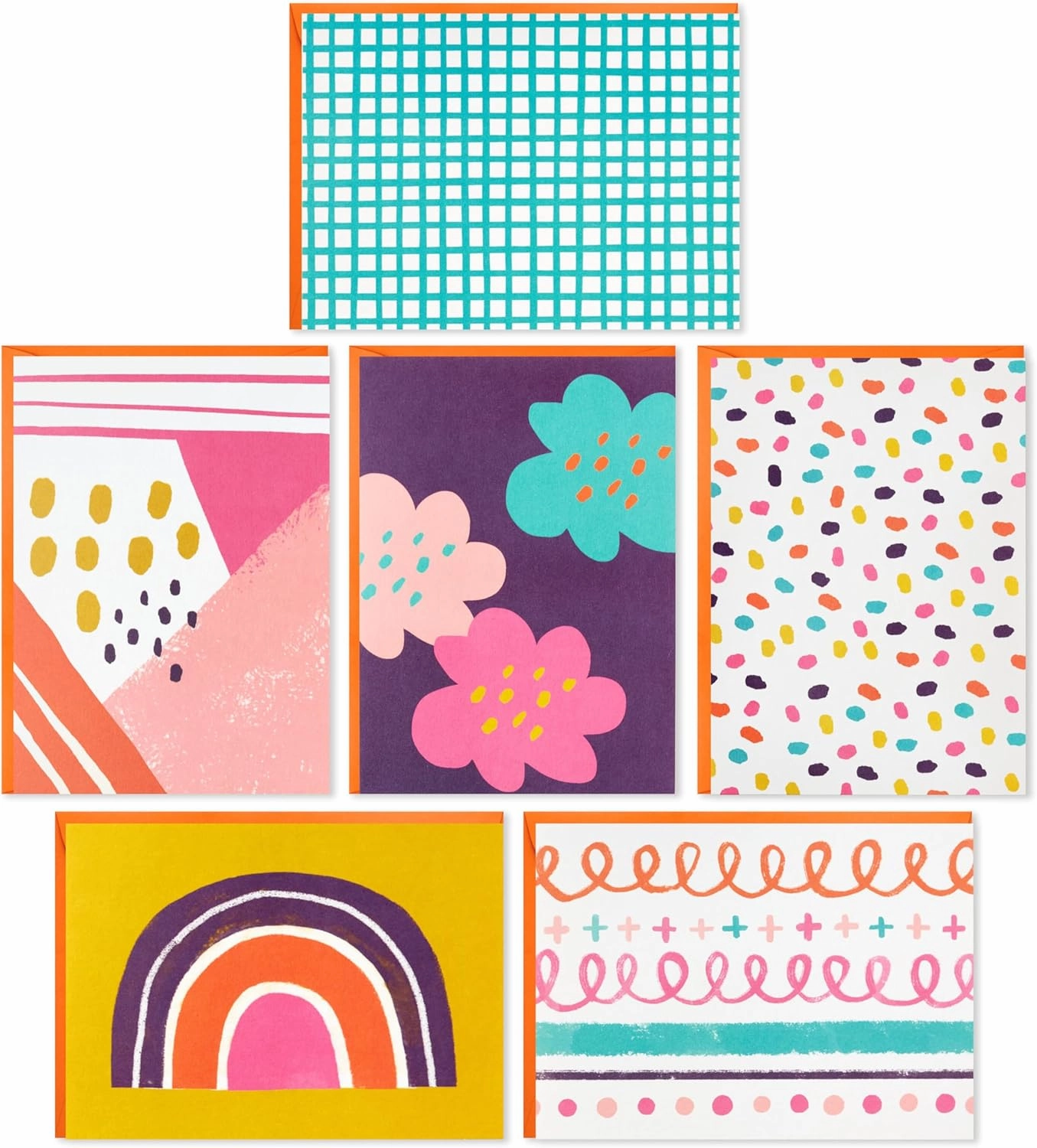 Hallmark Blank Cards Assortment, Modern Doodles (48 Cards with Envelopes) for Mother's Day, Graduation, Just Because, All Occasion