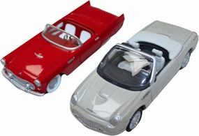 Hallmark Ford Thunderbird 50th Anniversary Set 1955 & 2005 by Hallmark