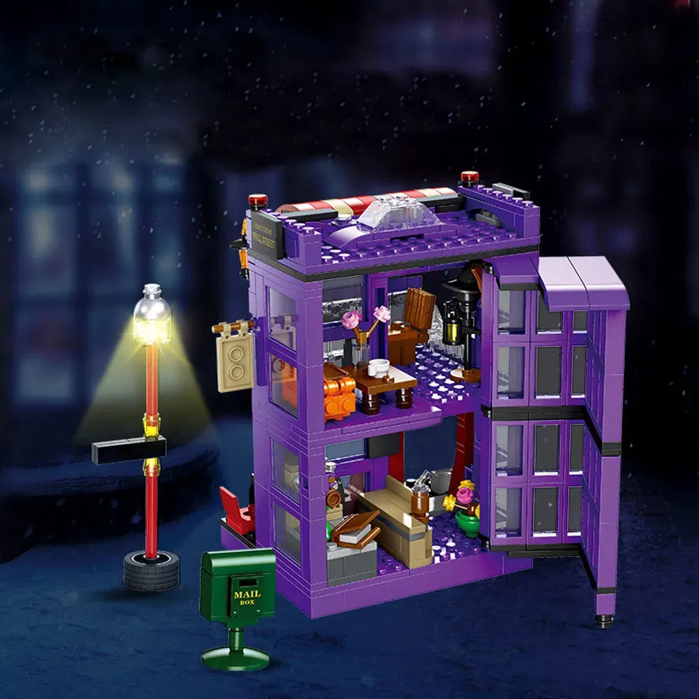 Harry Potter MOC Magic Diagon Pub Bricks Toys