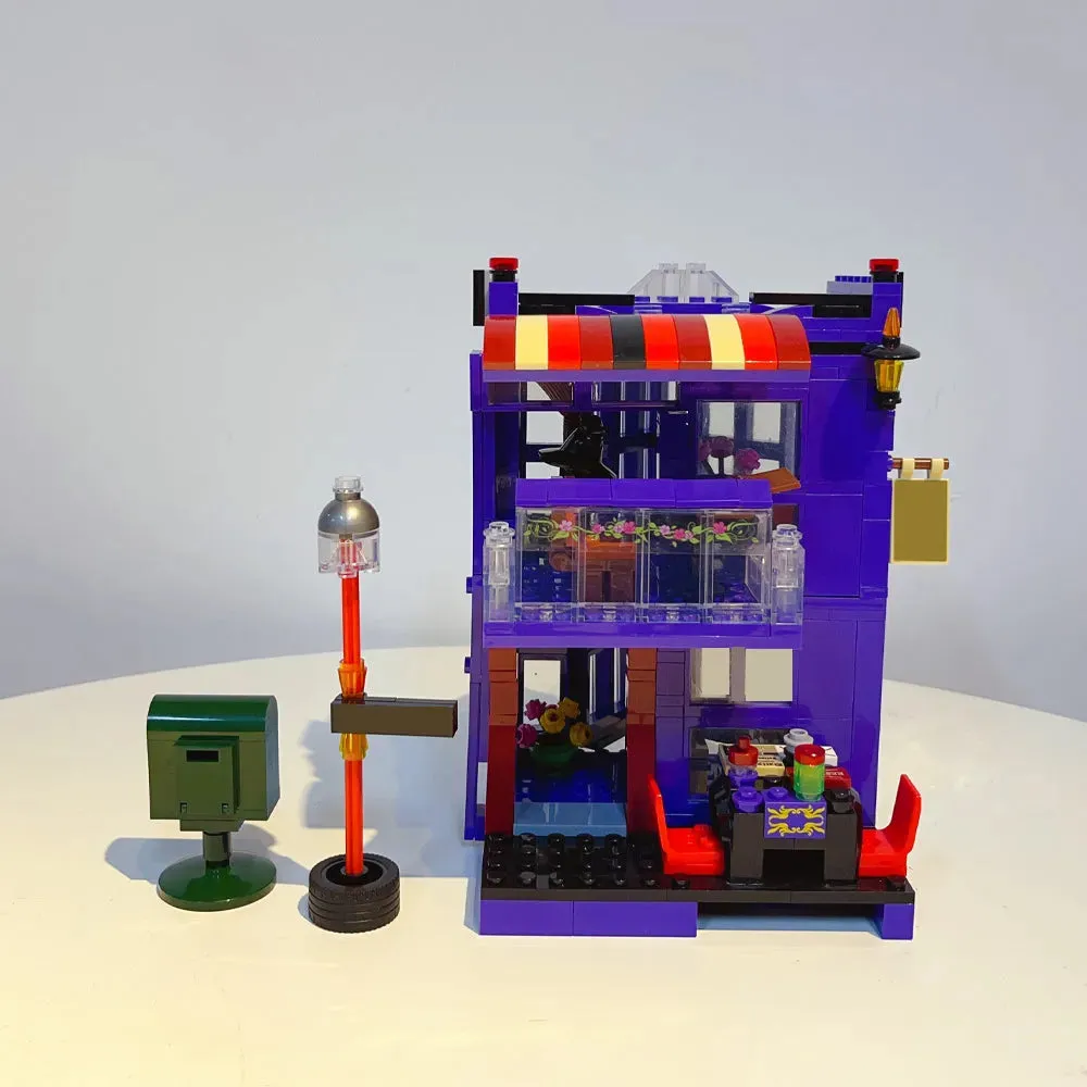 Harry Potter MOC Magic Diagon Pub Bricks Toys