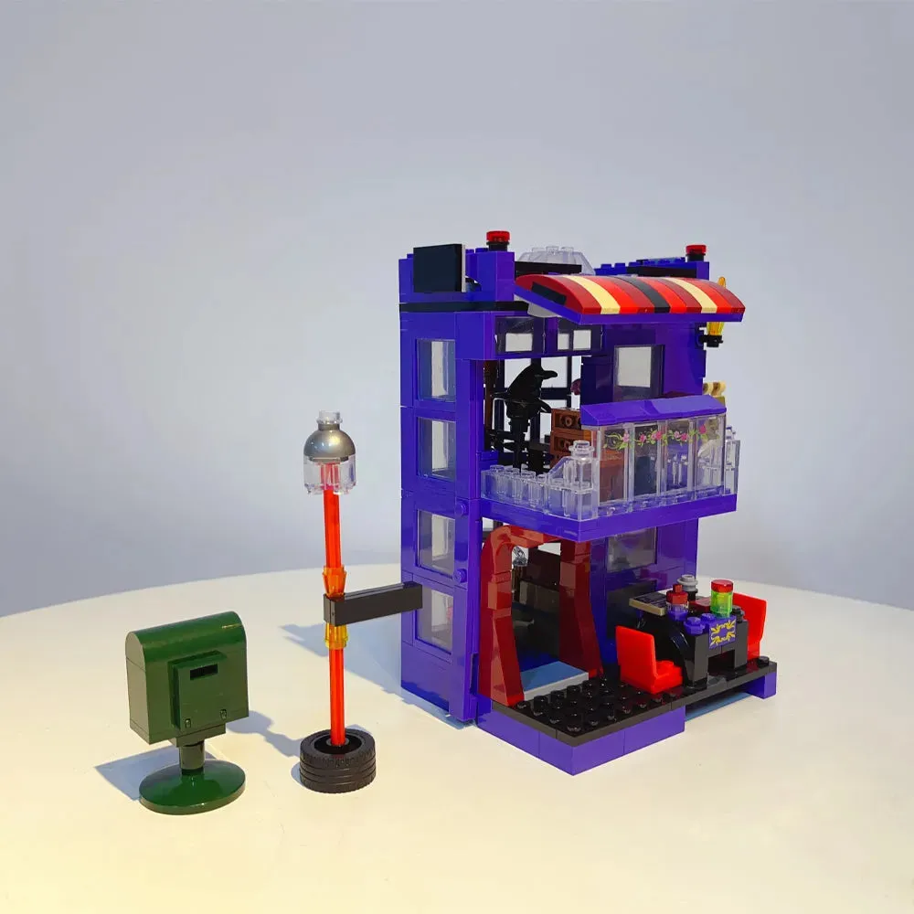 Harry Potter MOC Magic Diagon Pub Bricks Toys