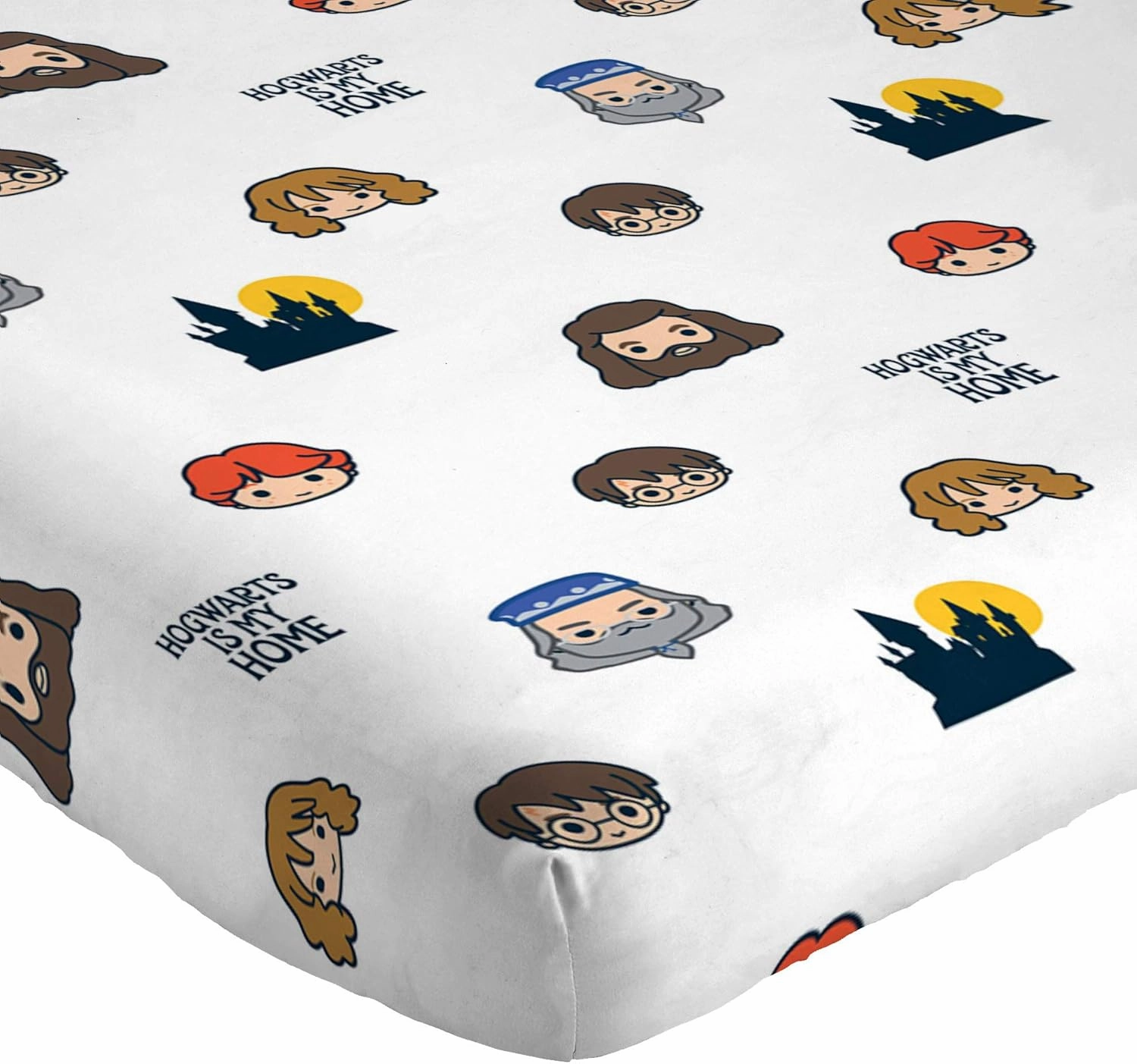 Harry Potter Hogwarts is My Home 4 Piece Full Sheet Set (Offical Harry Potter Product)