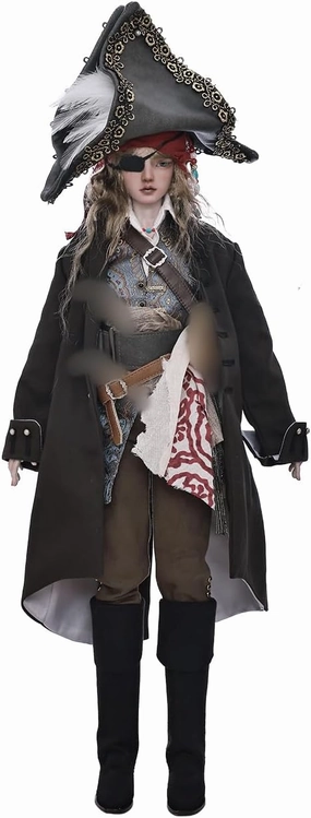 Helios Bjd Doll 1/4 Middle Ages Sea Warrior Pirate Captain Hook Full Set Resin Toy for 15  Year Old
