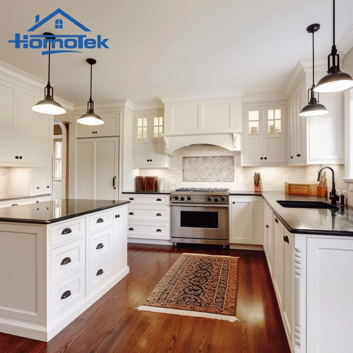 HOMOTEK 15 Pack Drawer Bin Cup Pulls Dresser Pulls for Cabinets Oil Rubbed Bronze - 3 Inch Hole Centers Furniture Handles,Kitchen Cabinet Hardware