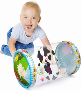 Hoovy Infant Crawling Toys | Toys for Crawling Babies | Crawling Toys for Babies 6-12 Months | Beginner Crawl Along Baby Roller | Drop Maze Tummy Time Activity Center | Early Development Jumbo Roller