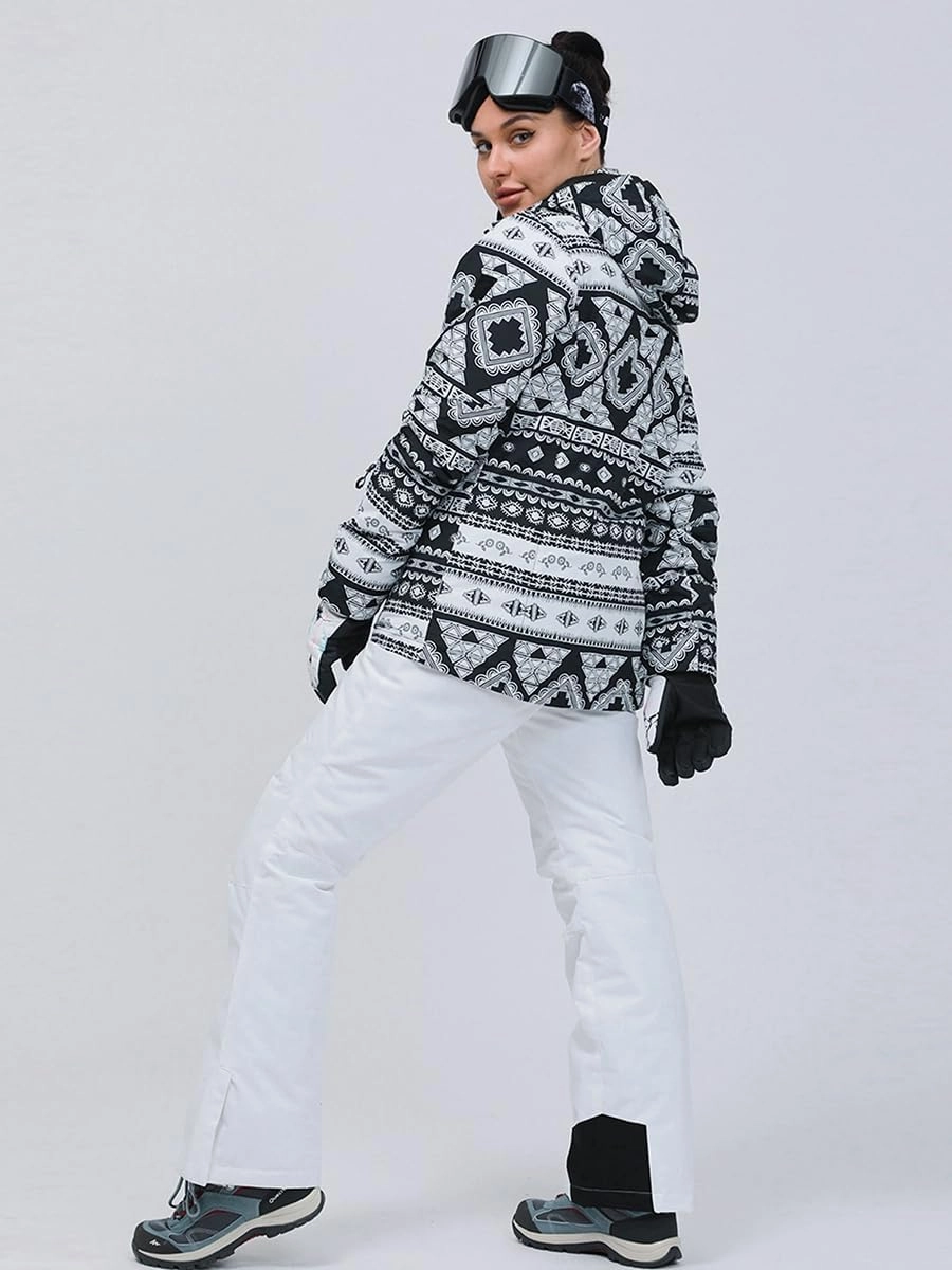 HOTIAN Ski jacket Snowboard Jacket Womens High Windproof Colorful Snow Jacket Pants Set