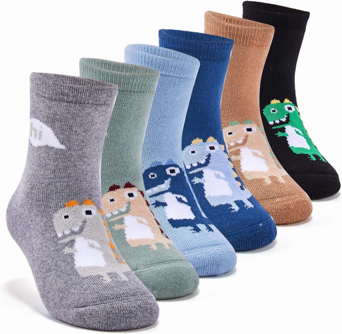 HowJoJo Big Boys Thick Cotton Socks Kids Warm Socks Winter Thermal Crew Socks 10-13 Years