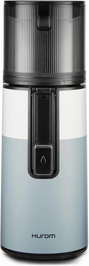 Hurom H400 Easy Clean Slow Juicer, Two Tone Blue | Hands Free | Hopper Fits Whole Produce | Quiet Motor | Scrub Free Cleaning | BPA Free | Easy Assembly | Cold Press Masticating Juicer