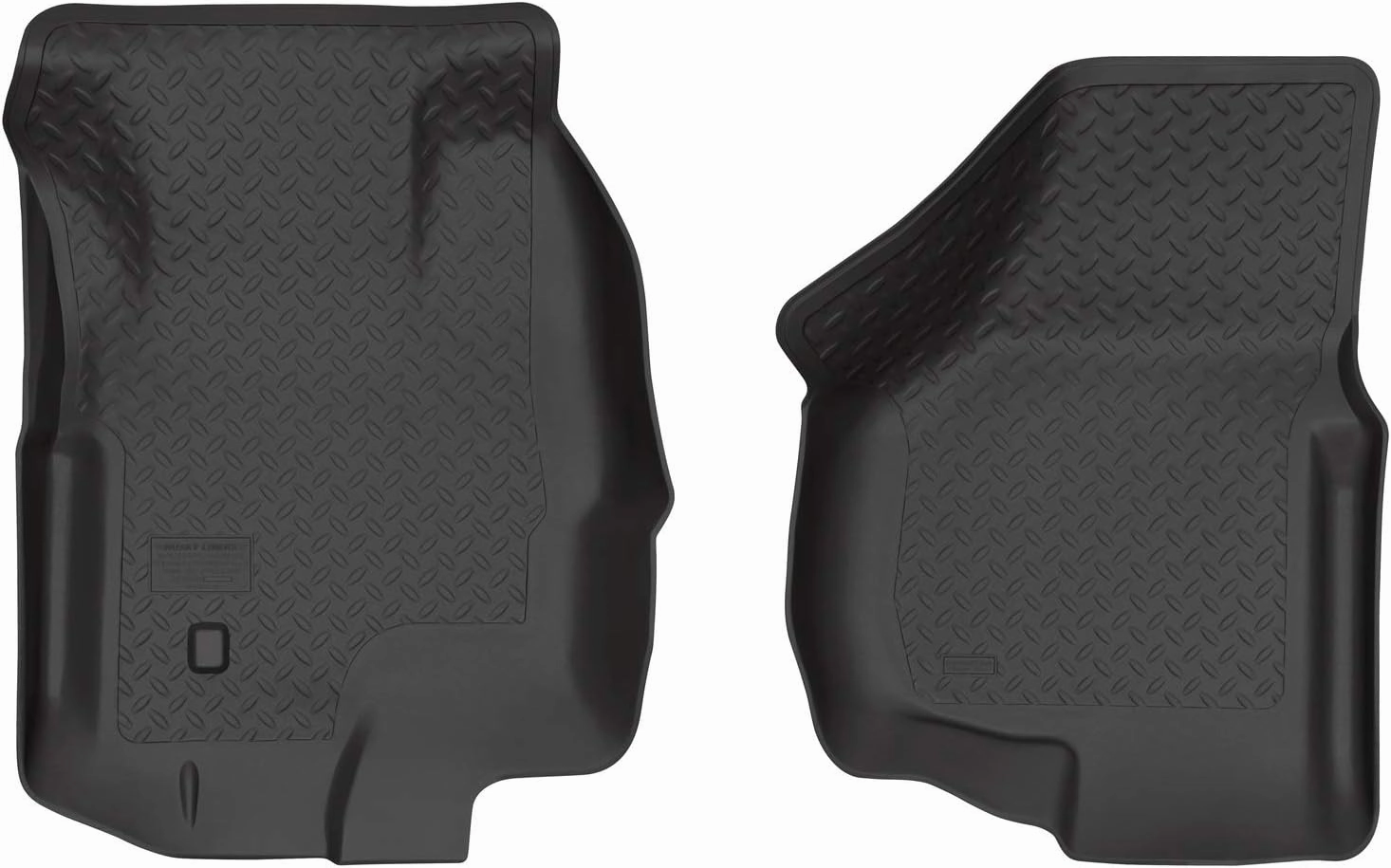 Husky Liners — Classic Style Floor Liners | Fits 2000 - 2005 Ford Excursion, Front Liners - Black, 2 pcs. | 33901