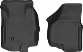 Husky Liners — Classic Style Floor Liners | Fits 2000 - 2005 Ford Excursion, Front Liners - Black, 2 pcs. | 33901