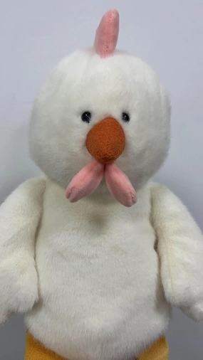 IKASA Chicken Stuffed Animals Plush Toys,15" Cute Plushie Soft Cuddly Fluffy Toy Gifts for Family Kids