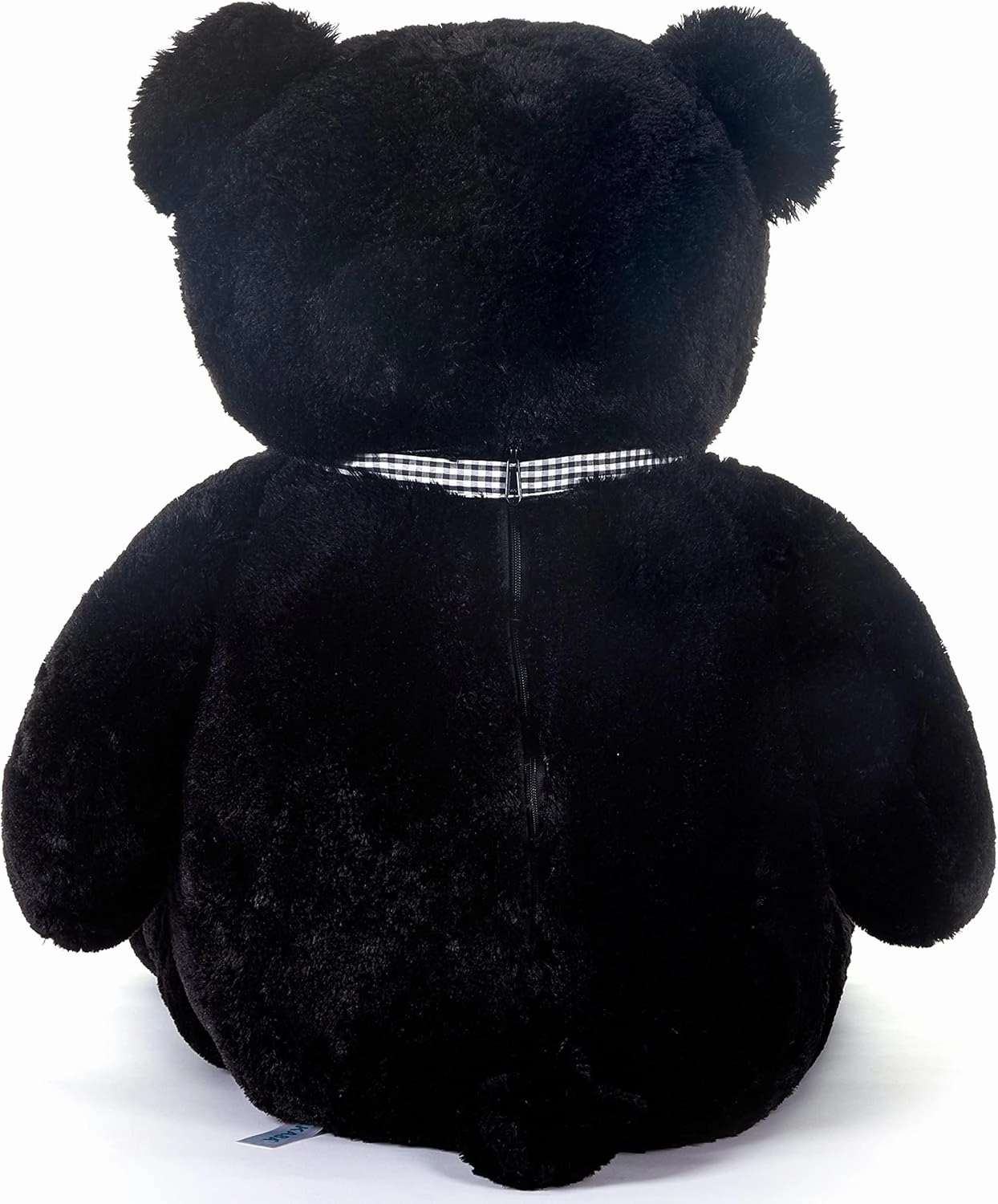 IKASA Giant Teddy Bear Stuffed Animal Plush Toy,47" Large Cute Jumbo Soft Toys,Huge Big Fluffy Fat Plushie,Gifts for Kid Girl (Black, 47 inches)