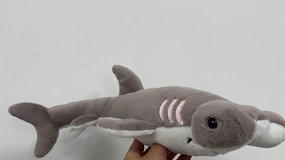IKASA Hammerhead Shark Stuffed Animals Plush Toys,15" Cute Plushie Small Cuddly Plushy Fluffy Toy, Gifts for Family Girls Children