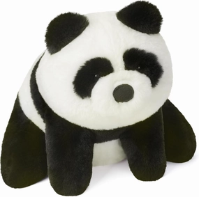 IKASA Panda Stuffed Animals Plush Toys,Cuddly 9.5" Cute Plushie Soft Small Plushy Fluffy Toy, Gifts for Family Kids Girls Boys Children