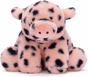 IKASA Spotted Pig Stuffed Animals Plush Toys,10" Cute Plushie Soft Cuddly Plushy Fluffy Toy, Gifts for Family Kids Girls Boys