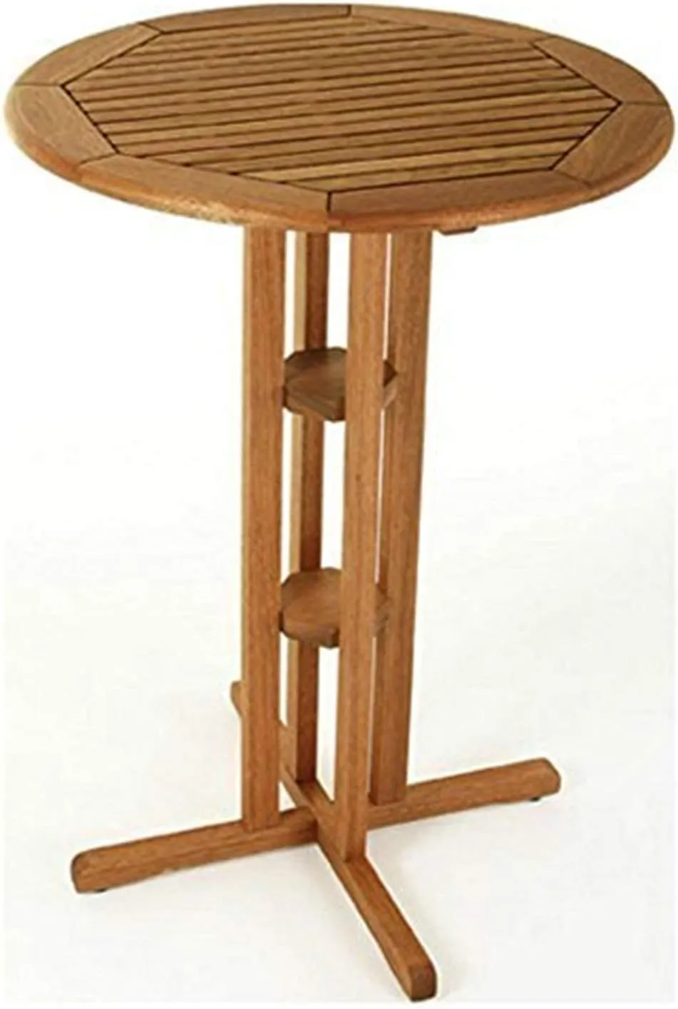 International Caravan Furniture Piece Bar Height Bistro Table