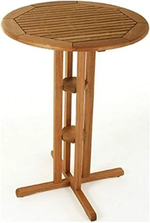 International Caravan Furniture Piece Bar Height Bistro Table