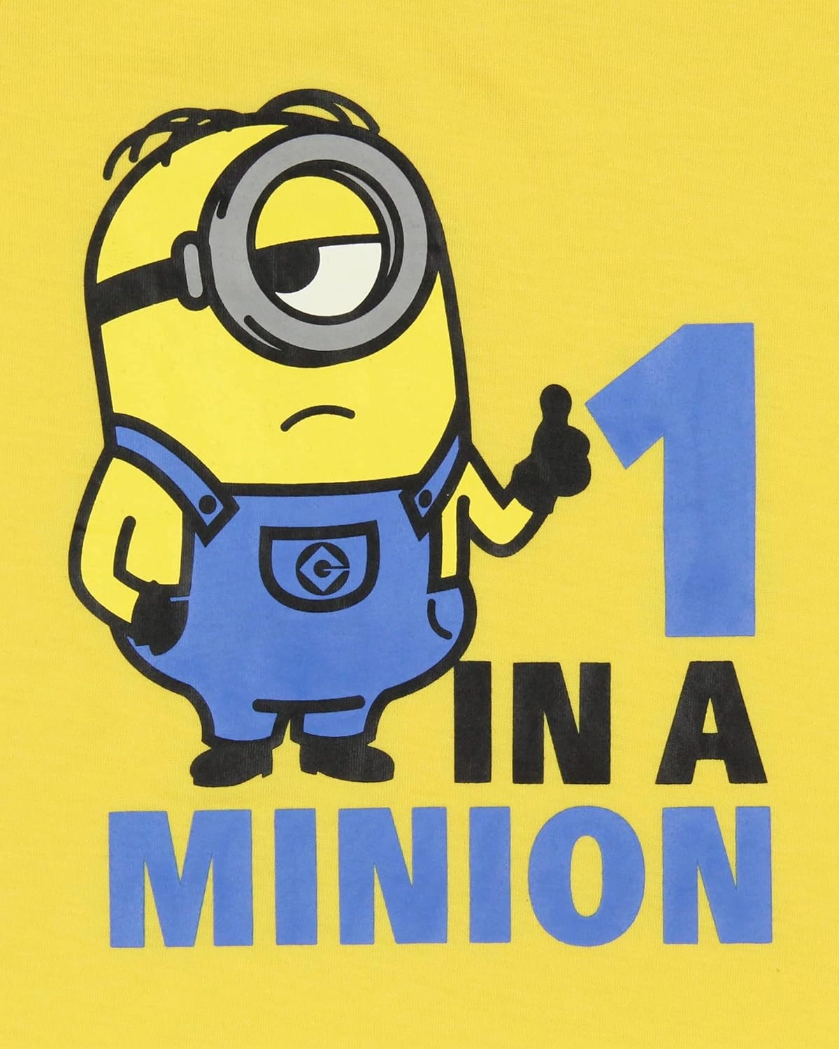 INTIMO Despicable Me Girls' Movie Minions 1 In A Minion Sleep Pajama Set Shorts