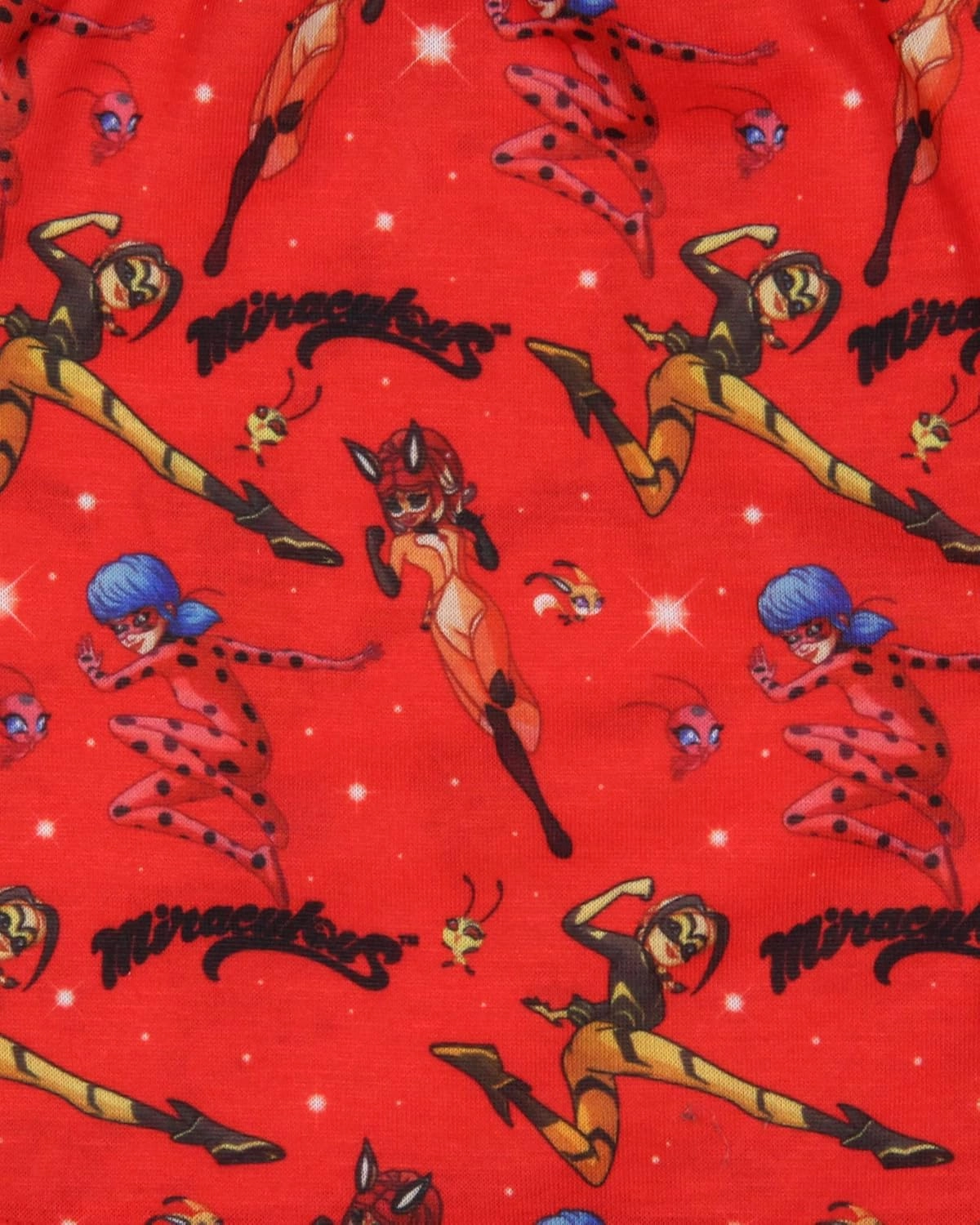 INTIMO Miraculous: Tales of Ladybug & Cat Noir Girls' Sleep Pajama Set Shorts