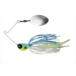 JACKALL Dera Spin Spinner Baits 1/4oz - Light Blue / Black