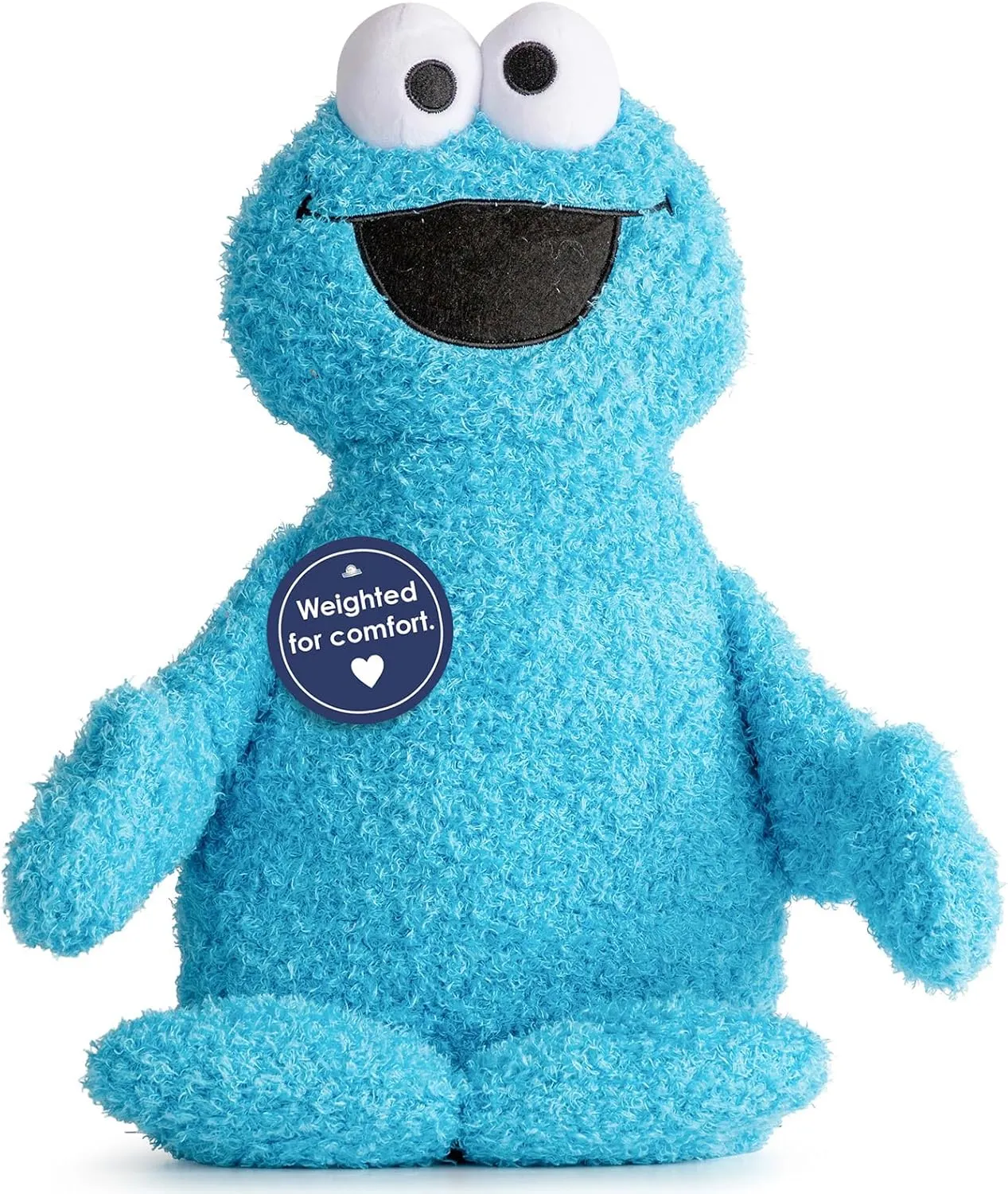 Jay Franco Weighted Sesame Street Plush Pillow Buddy - 2.5 lbs Soft Plushie Stuffed Pillow, 19 Inches, Red - Elmo