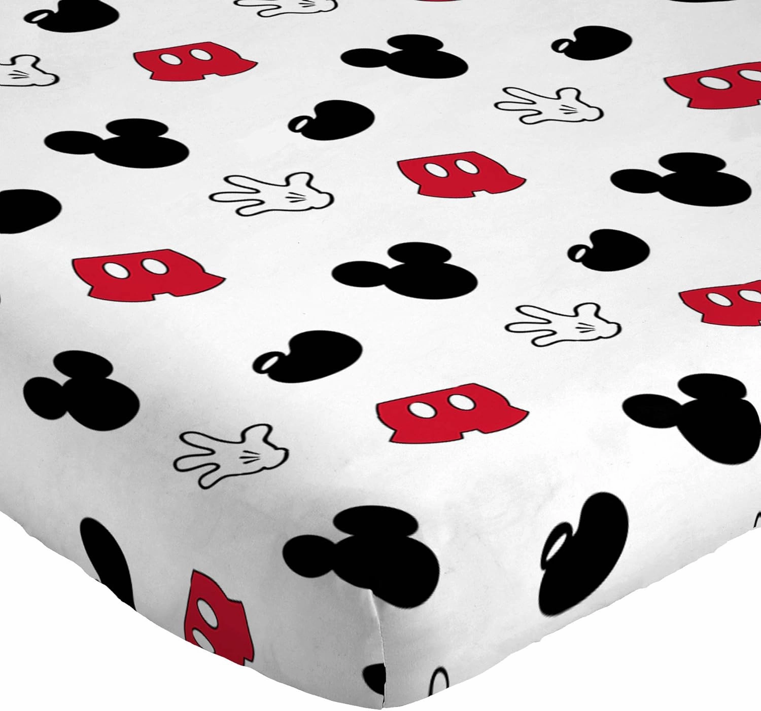 Jay Franco Disney Mickey Mouse Cute Faces Twin Sheet Set - Super Soft and Cozy Kid’s Bedding - Fade Resistant Polyester Microfiber Sheets (Official Disney Product)