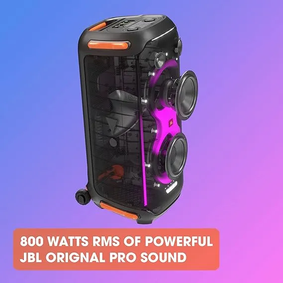 JBL PartyBox 710 Bluetooth Party Speaker with Dynamic Music Synced Flashing Club Pattern Lightshow