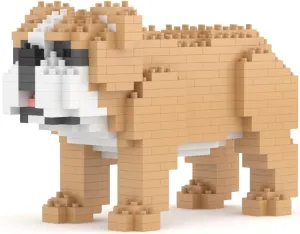 JEKCA English Bulldog Mini 01S | Mini Dog Plastic Building Blocks | Age 14 