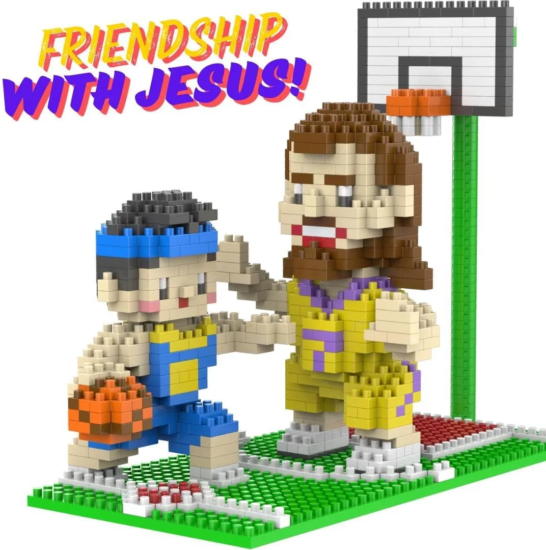Jesus Series-You are My Friends Mini Figurine, Bible Story, Collectable Building Set for Aged 14 , Great Gift for Teenagers and Adults (909Pieces/16x8x1.3.8cm)