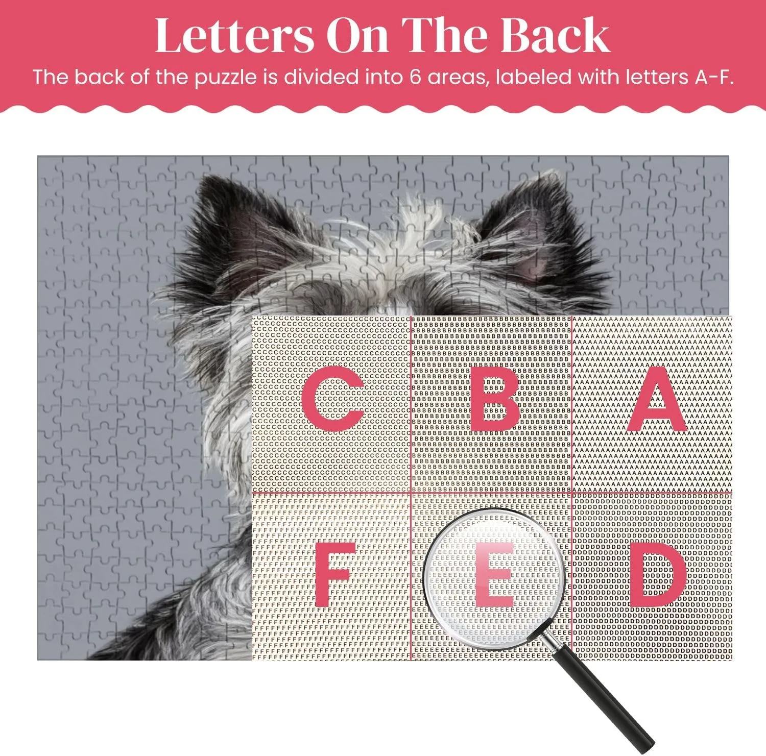 Jigsaw Puzzles Wooden Jigsaw Toy Family Game Wall Decor for Adults Teens,Grey Cairn Terrier Small Dog Fluffy Fur Expressive Eyes Pointed Ears