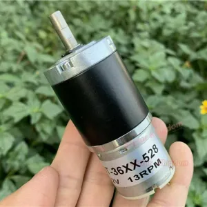 JT-36XX-528 Mini 36MM Geared Motor DC 12V13RPM Slow Speed High Torque Mini Full Metal Planetary Gear Reducer Motor Robot Car