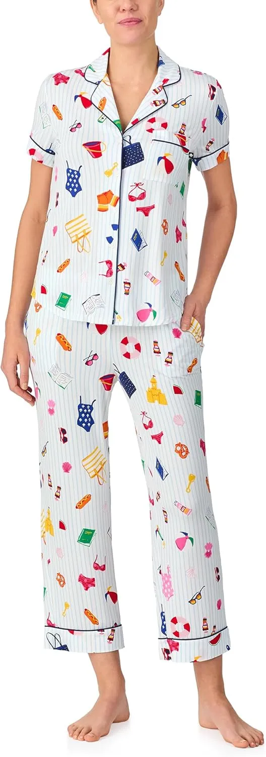 kate spade new york Short Women's Cropped Pant PJ Set