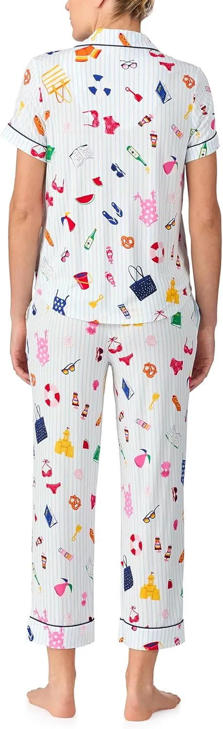 kate spade new york Short Women's Cropped Pant PJ Set