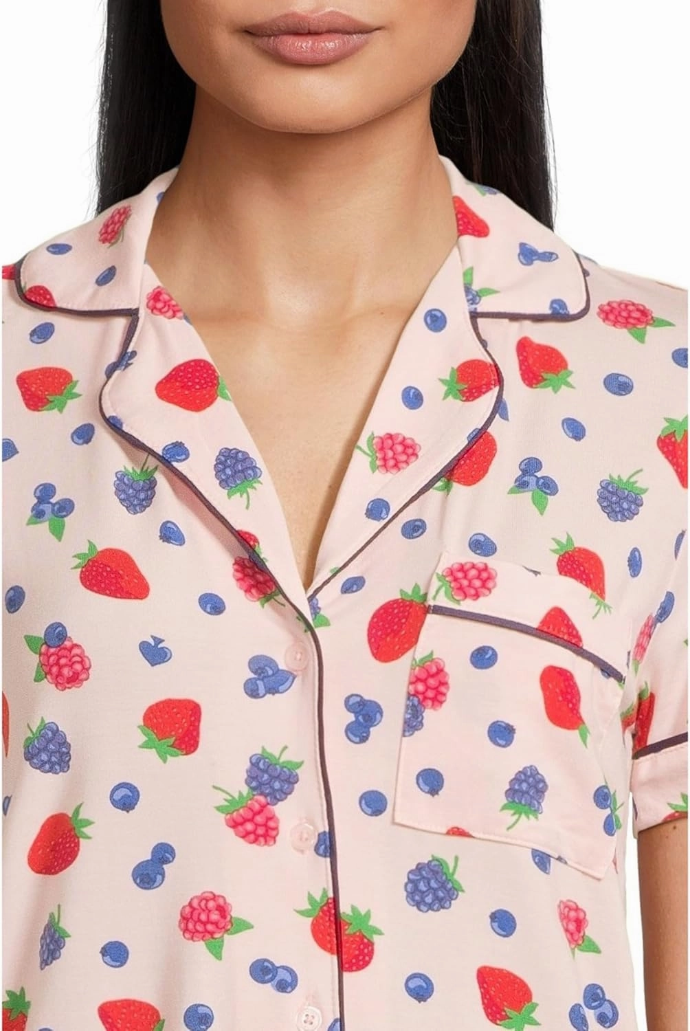 kate spade new york Women's Short Sleeve Boxer Pj Set