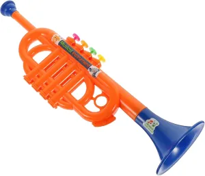 Kids Musical Learning Toy - Creative Instrument Toy for Early Education, Red Abs Trumpet, 13.77x4.33x3.54 Inches, Ideal for Teachers and Classrooms, Random Color