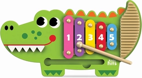 Kids Hits: Harmonize Playtime with The Wooden Xylophone Adventure - Perfect for 18 Months and Up! (Croco)