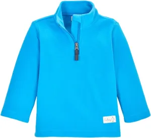 killtec Mini Fleece 1/4-Zip Fleece Mid-Layer (Little Kid's), Sky Blue, 4