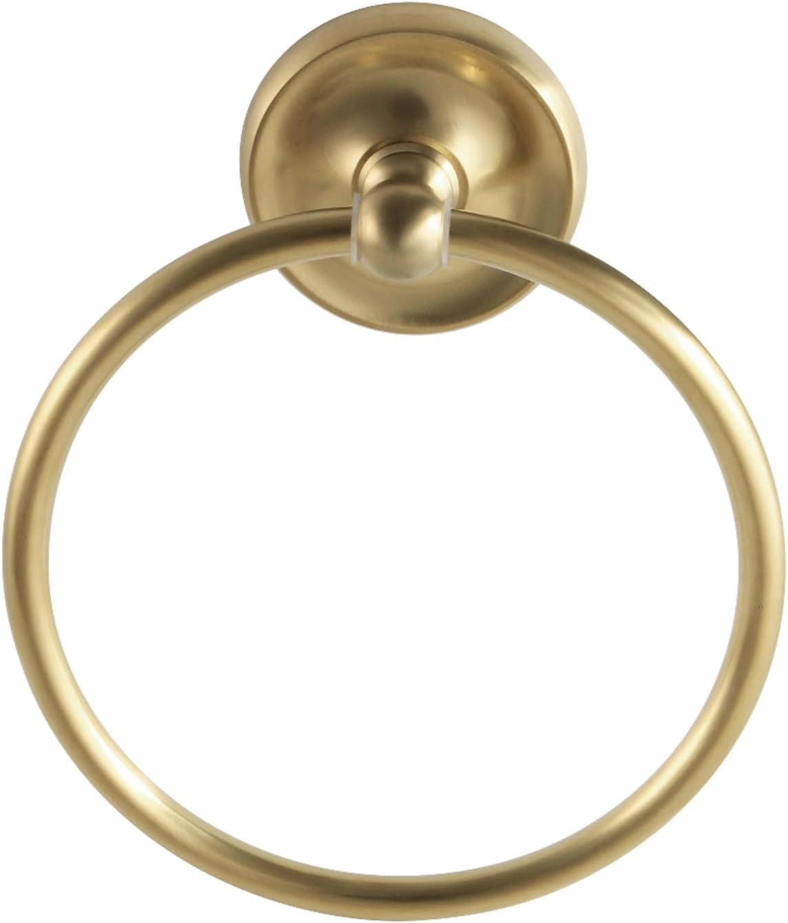 Kingston Brass BA314BB Classic Towel-Ring, Brushed Brass , 6.06 x 1.56 x 2.69