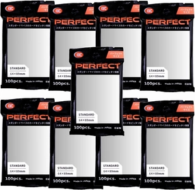 KMC 100 pochettes Card Barrier Perfect Size Soft Sleeves, 9 Packs/Total 900 pochettes