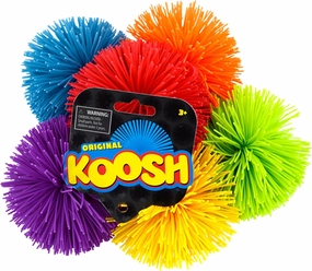 Koosh Balls 3 inch, 3 Pack Assorted Colors - Kids' Beach & Outdoor Fun, Ages 3 